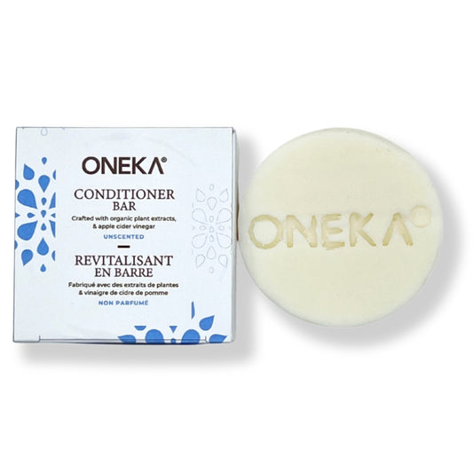 Oneka Revitalisant en barre - Non parfumé Conditioner bar - Unscented
