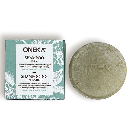 Oneka Shampoing en barre - Pin blanc + Petit grain Shampoo bar - White pine + Petitgrain