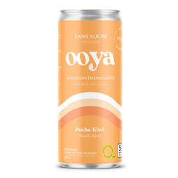 Ooya Infusion énergisante caféinée - Pêche kiwi sans sucre Energy  with caffeine -  peach kiwi no sugar
