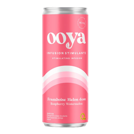 Ooya Infusion stimulante caféinée - Framboise Melon d'eau||Stimulating  with caffeine - Raspberry watermelon