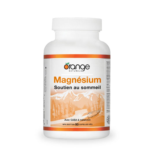 Orange Naturals Magnésium soutient au sommeil Magnesium sleep support