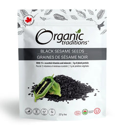 Oganic traditions Organic Traditions Graines de Sésame Noir Biologiques
