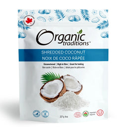 Organic traditions Noix De Coco Râpée Biologique Shredded Coconut Organic