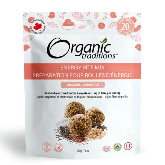 Organic traditions Mélange de Boules  D'Énergie Originale Energy Bite Mix Original