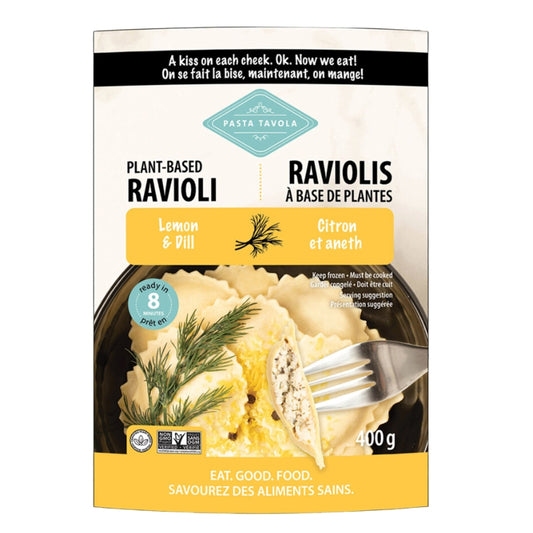 Pasta Tavola Raviolis à base de plantes - Citron et aneth Ravioli plant-based - Lemon & Dill