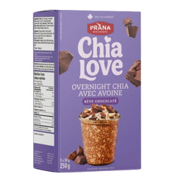 Prana Chialove – Overnight Chia-Avoine Rêve chocolaté