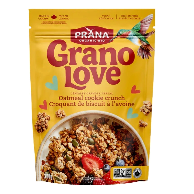 Prana Granolove – Granola biologique Croquant de biscuit à l'avoine 300 g