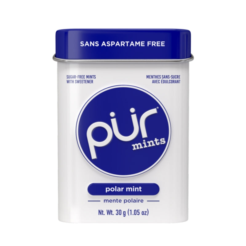 Pur PUR Mints Menthe polaire Gum - Polar mint Aspartame free
