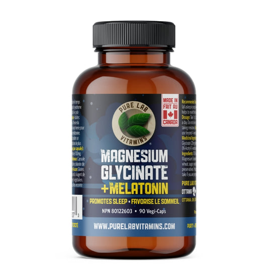 Pure lab vitamins Magnesium Glycinate +Melatonin Magnesium Glycinate + Melatonin