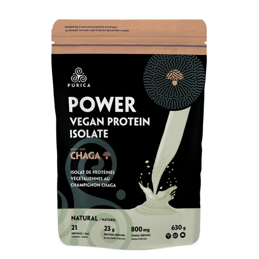 Purica Protéines Végétaliennes Chaga - Naturel Protein Vegan Chaga - Naturel