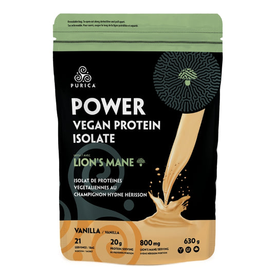 Purica Protéine Végétalienne Lion's Mane - Vanilla Protein Vegan Lion's Man - Vanilla