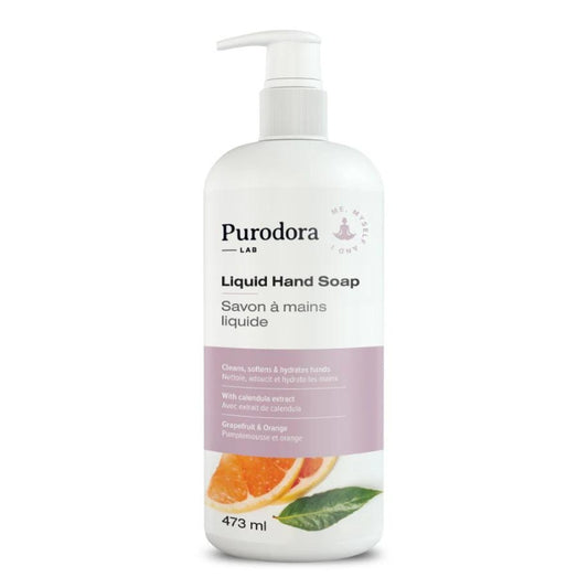 Purodora Savon à mains liquide - Pamplemousse et orange