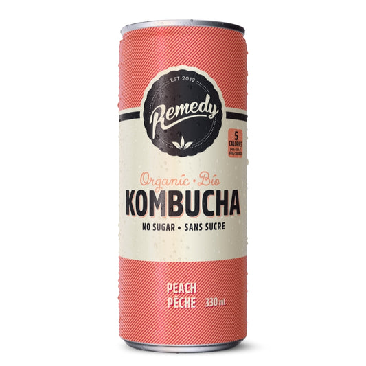 Remedy Kombucha Pêche Biologique Kombucha - Peach