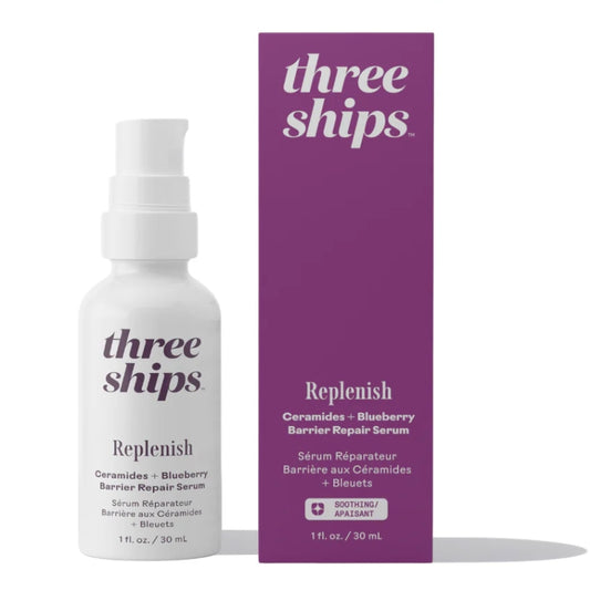 Three ships Replenish sérum réparateur - Céramides+ Bleuets