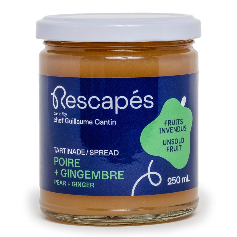 Rescapés Tartinade - Poire & Gingembre Spread - Pear & Ginger