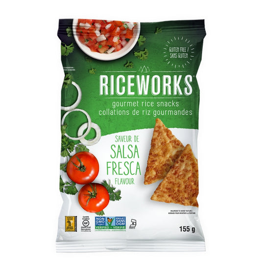 Riceworks Croustilles de riz - Salsa Fresca Rice crisps - Salsa Fresca