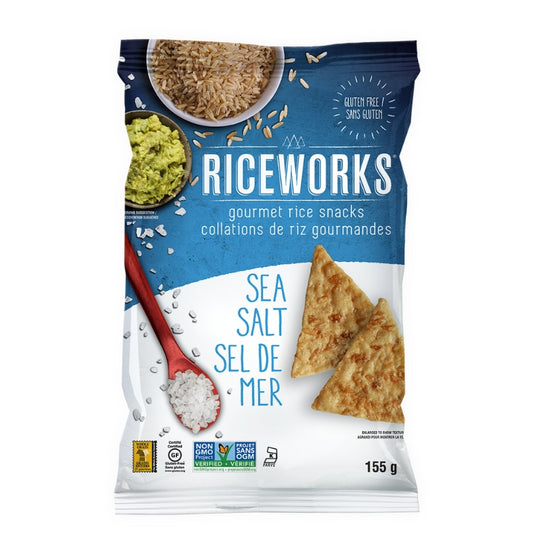 Riceworks Croustilles de riz - Sel de mer Rice crips - Sea salt