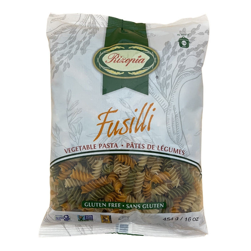 Rizopia Fusilli Riz et Légumes Vegetable rice pasta - Fusilli