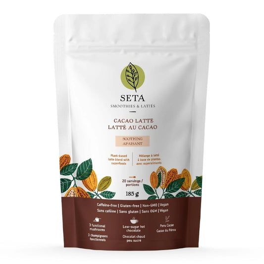 Seta Latté Au Cacao Apaisant Sans caféine sans gluten Sans OGM 