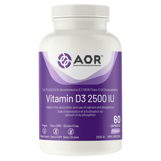 AOR Vitamine D3 2500 UI 