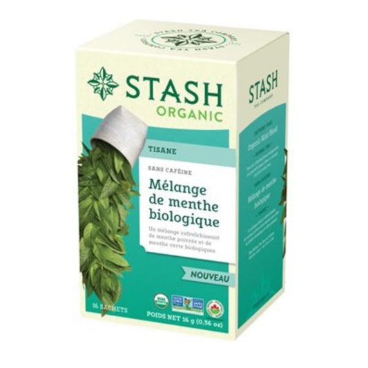 Tisane - Mélange de menthe bio -  Stash