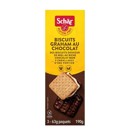 Schar Biscuits Graham au Chocolat SANS GLUTEN Chocolate honeygrams Gluten free