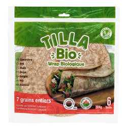 Tilla Bio wrap - 7 Grains entiers Tilla Organic wrap - 7 Wholegrain