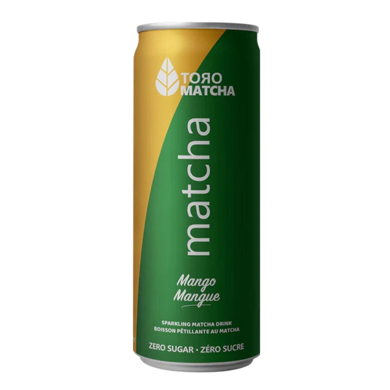 ToroMatcha- Matcha pétillant - Mangue Zéro Sucre
