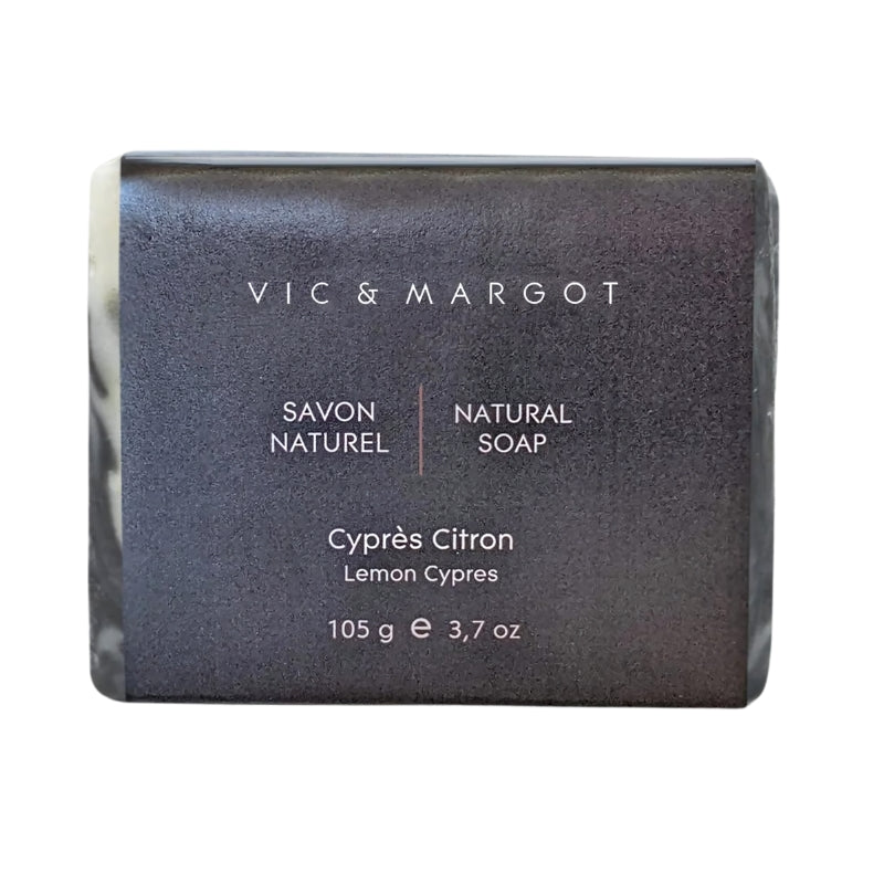 Vic et Margot Savon naturel Hommes - Cyprès citron