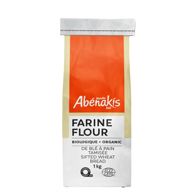 Abénakis Gourmet Farine de Blé à Pain tamisée biologique 1k