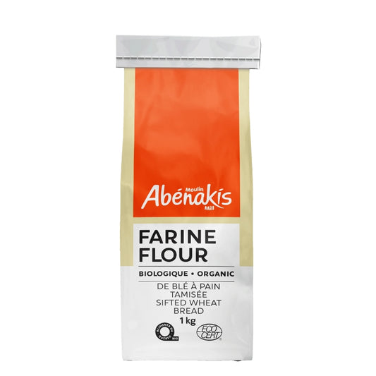 Abénakis Gourmet Farine de Blé à Pain tamisée biologique 1k