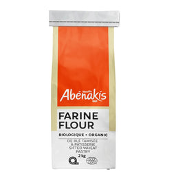 Abénakis Gourmet Farine tamisée de Blé à Pâtisserie Biologique 2k