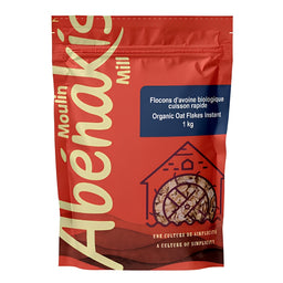 Abenakis Gourmet - Flocons d'avoine cuisson rapide bio - 1 kg