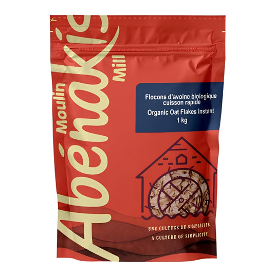 Abenakis Gourmet - Flocons d'avoine cuisson rapide bio - 1 kg