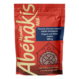 Abénakis Gourmet - Flocons d'avoine cuisson rapide bio - 300 g