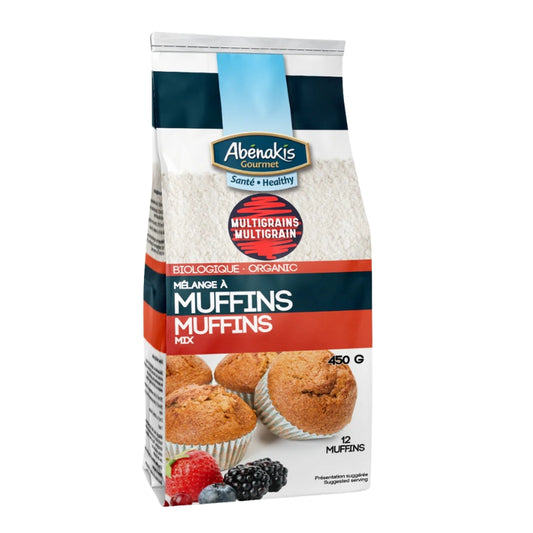 Abénakis Gourmet Mélange à Muffins Multigrains Biologique