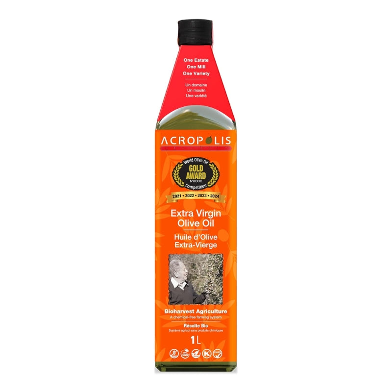 acropolis Huile d'olive extra vierge Bio-Harvest