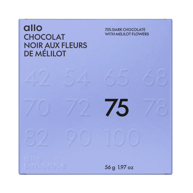 allo simonne Chocolat noir jaguar 75% - Fleurs de mélilot