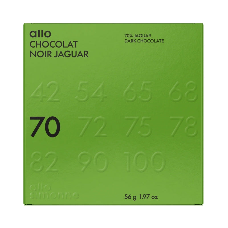 allo simonne Chocolat noir jaguar 70% - Equateur