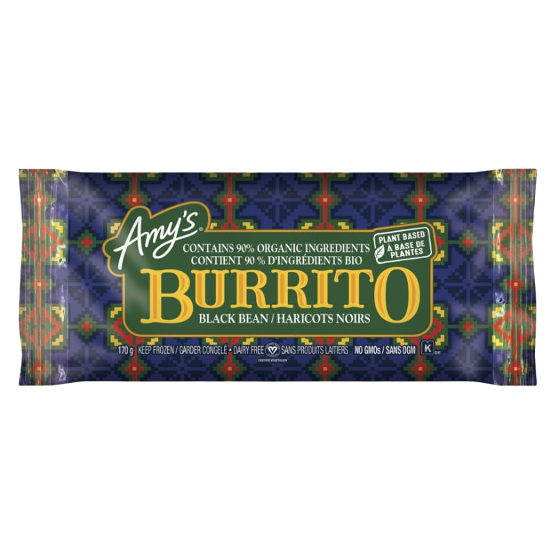 Amy's Kitchen - Burrito aux haricots noirs - 170 g