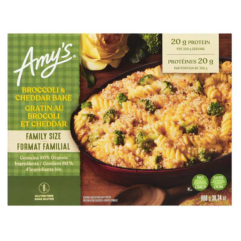 Amy's Kitchen - Gratin de brocoli et cheddar - 860 g