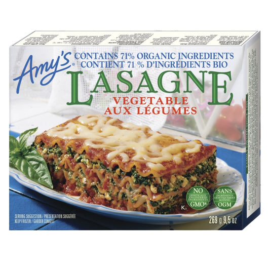 Amy's Kitchen - Lasagne aux légumes - 269 g