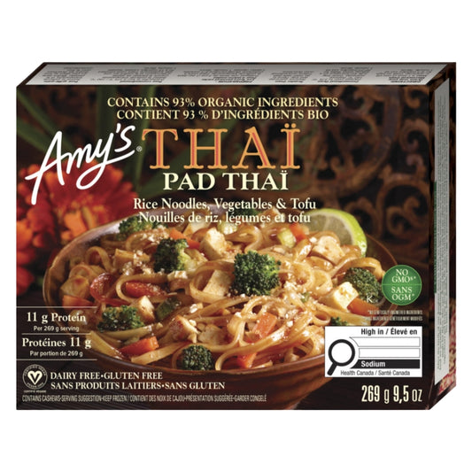 Amy's Kitchen - Pad thaï de légumes et tofu - 269 g