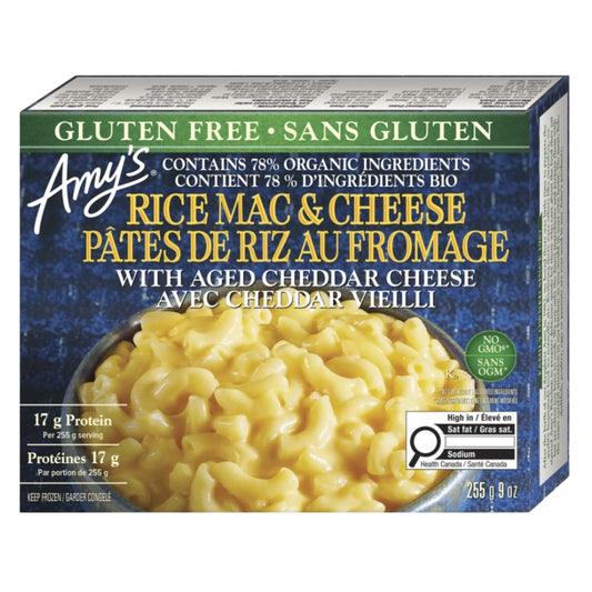 Amy's Kitchen - Pâtes de riz au fromage - Cheddar vieilli - 255 g