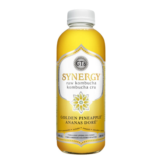 Gt's Kombucha cru synergie - Ananas doré