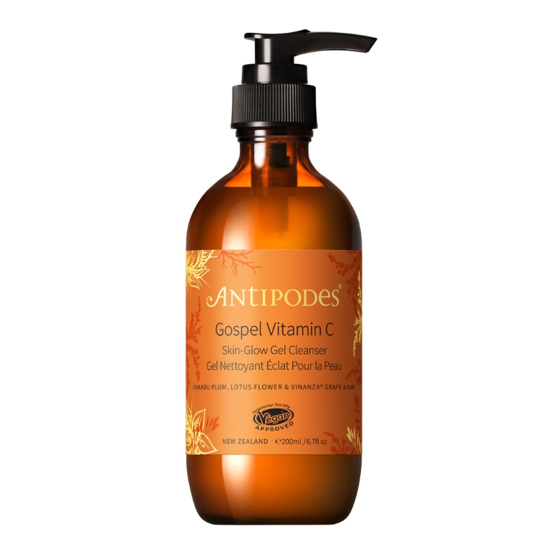Antipodes - Gospel vitamine C - Gel nettoyant éclat pour la peau - 200 ml