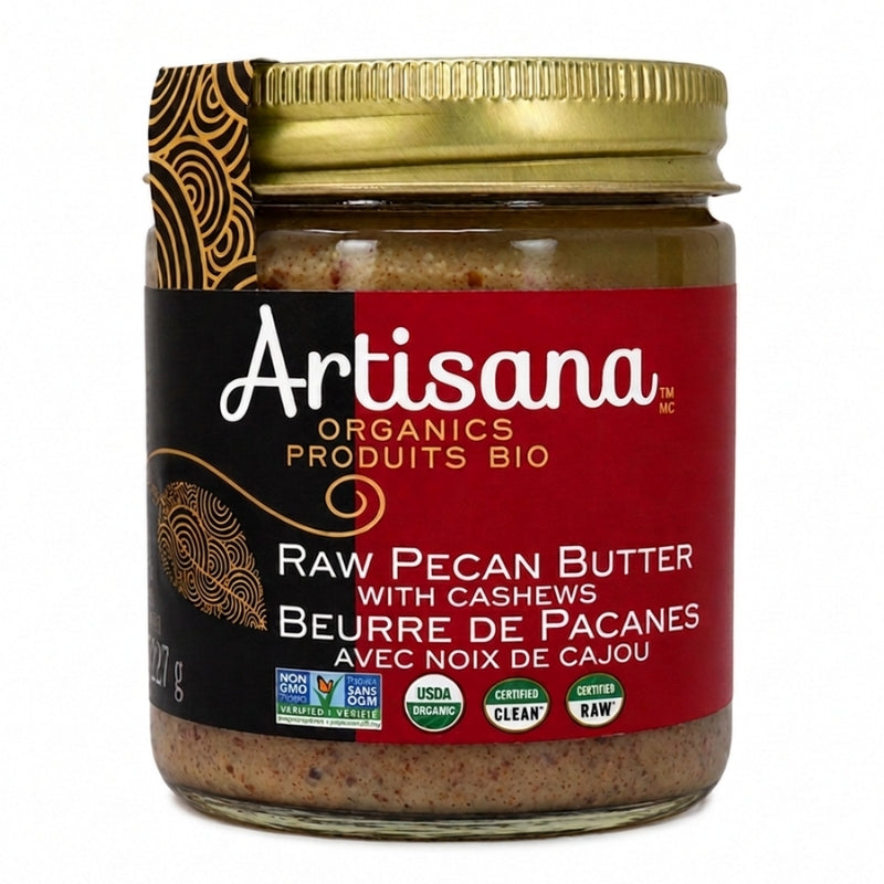 Artisana Organics Beurre de noix de pacanes cru aux noix de cajou - Biologique