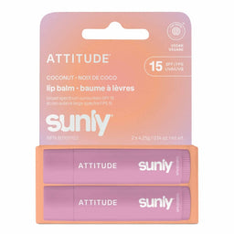 Attitude - Baume à lèvres - Noix de coco - 2 X 4.25 g