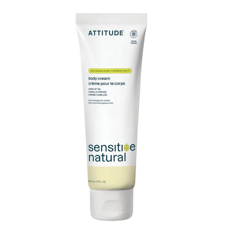 Attitude Crème corps - Peau sensible - Crème vanillée