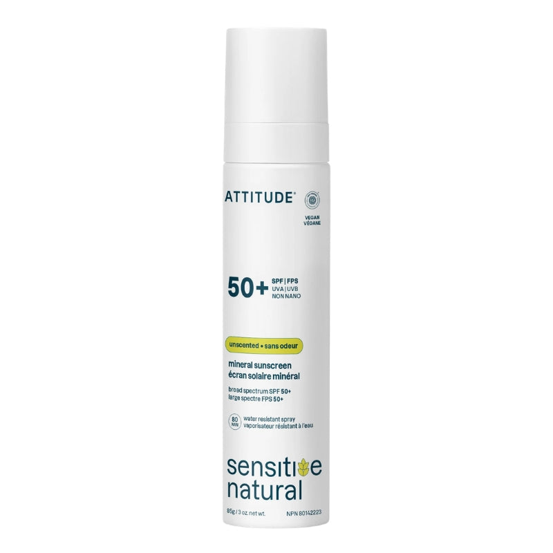 Attitude - Écran solaire 50 FPS sensible - Sans odeur - 85 g